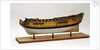 A full hull model of a second rate warship, 90 guns by unknown