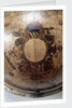 Inscription below empty cartouche at a southern continent by Jodocus Hondius