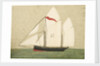 Woolwork picture of Lowestoft trawler 'Forget-me-not' by Henry Robert Fisher