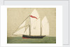 Woolwork picture of Lowestoft trawler 'Forget-me-not' by Henry Robert Fisher