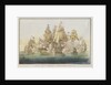 H.M.Ships 'Victory' and 'Temeraire', in the Battle of Trafalgar at half past Noon by A. Masson
