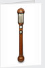 Cistern barometer, made from wood of the 'Temeraire' by W. & S. Jones