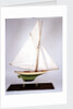 Sailing pond yacht by unknown