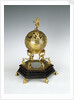 Terrestrial globe clock by Jacques de la Garde