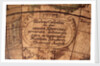 Cartouche below Cetus by Matthaeus Seutter