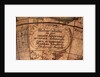 Cartouche below Cetus by Matthaeus Seutter