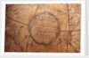 Cartouche in Atlantic Ocean by Giovanni Maria Cassini