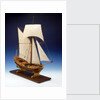 Skeleton model, royal yacht, starboard by unknown