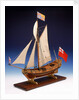 Skeleton model, royal yacht, port by unknown