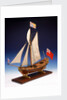 Skeleton model, royal yacht, port by unknown