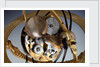 Winding wheels of celestial clockwork globe by Isaac Habrecht II