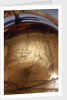The dogs of Bootes, detail on celestial globe by Isaac Habrecht II