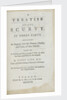 'A Treatise on the Scurvy' frontispiece by unknown
