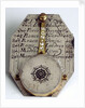 Butterfield dial, reverse by Timothe Collet