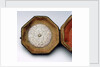 table of latitudes on inside of case of Augsburg dial by Johann Martin Willebrand
