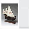 A full hull model of a Portugese caravel by Museu de Marinha
