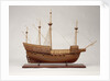 Full hull model of 'Mary Rose' (1509), a 60-gun sailing warship by Bassett-Lowke Ltd