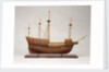 Full hull model of 'Mary Rose' (1509), a 60-gun sailing warship by Bassett-Lowke Ltd