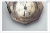 Augsburg dial, detail of signature by Johann Martin