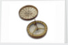 Compass dial, with lid by unknown