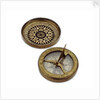 Compass dial, with lid by unknown