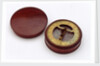 Compass dial, with lid by unknown