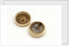 Compass dial, with lid by unknown