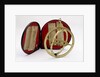 Universal equinoctial ring dial, with case by Dollond