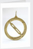 Universal equinoctial ring dial by Joseph Linnell