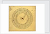 Regiomontanus dial, underside by Johann Krabbe