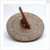 Horizontal pedestal dial by William Morris