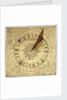 Horizontal sun and moon pedestal dial by unknown