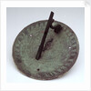 Horizontal pedestal dial by Richard Glynne