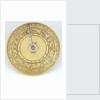 Magnetic azimuth dial, outer side of lid by Johannes Buschmann