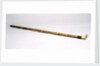 Walking stick made of shark vertebrae by unknown