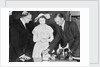 Reginald Lowen MBE with Princess Elizabeth by unknown