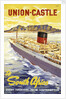 Union Castle Line Poster; South Africa by unknown