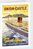 Union Castle Line Poster; South Africa by unknown