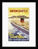 Union Castle Line Poster; South Africa by unknown