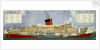The New 'Caronia', Cunard White Star Line Poster by unknown