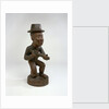 Carving of European sailor, Congo, mid 18th century. by unknown