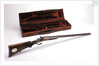 German made shotgun owned by the Sultan of  Witu (with case). by W. Foerster