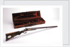 German made shotgun owned by the Sultan of  Witu (with case). by W. Foerster