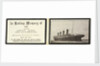 Memorial card for 'Titanic' (1912) by S Burgess