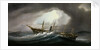 Paddle steamer 'Great Western' in a gale by Samuel Walters