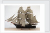 A full hull model of a Merchant sailing brig, circa 1840 by Unknown