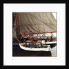 Merchantman, detail of rowing boat by unknown