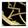 Astrolabe: detail of rete by Erasmus Habermel