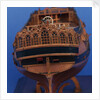 22-gun sloop, stern view, detail by unknown