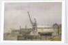 Hollick's Wharf on the Blackwall Reach of the Thames, Greenwich by Jesse Dale Cast